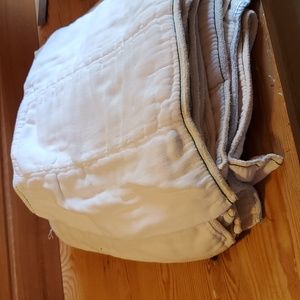 12x EUC Toddler, 14 x 13.25 inches  Prefolds, bamboo/cotton